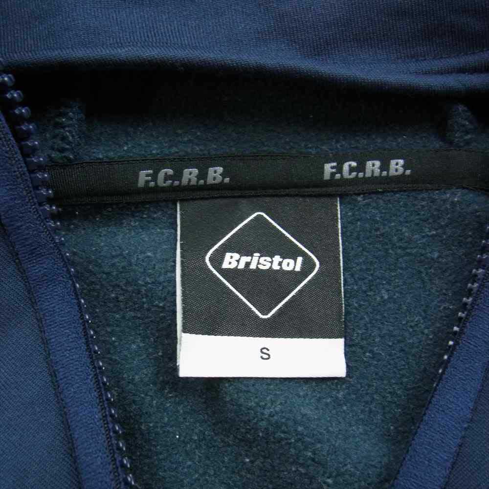 SOPH ソフ 18AW FCRB-189036 FCRB F.C.Real Bristol POLARTEC FLEECE ZIP UP GAITER H ジップパーカー エフシー アールビー ネイビー系 S【中古】