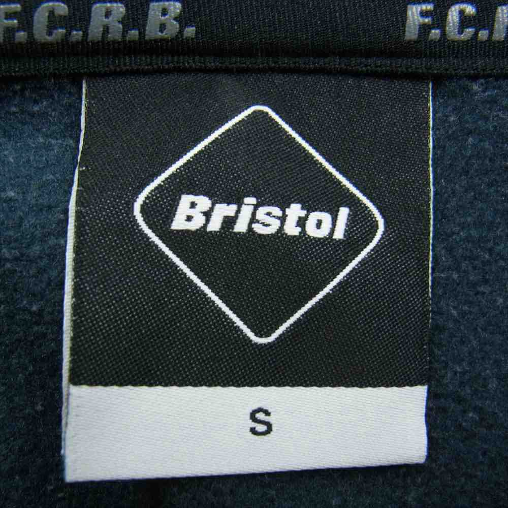 SOPH ソフ 18AW FCRB-189036 FCRB F.C.Real Bristol POLARTEC FLEECE ZIP UP GAITER H ジップパーカー エフシー アールビー ネイビー系 S【中古】