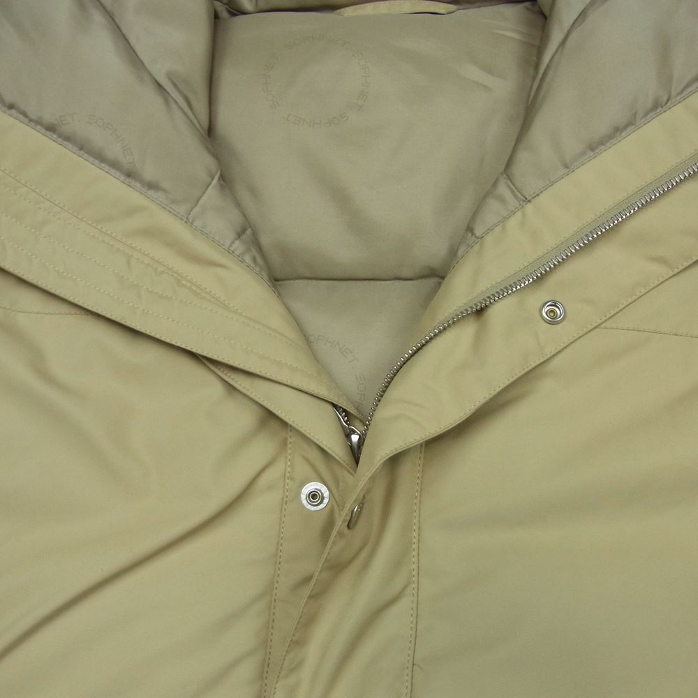SOPHNET. ソフネット 12AW SOPH-123072 MOUNTAIN DOWN PARKA マウンテン ダウン パーカー フーディ ジャケット ベージュ系 S【中古】