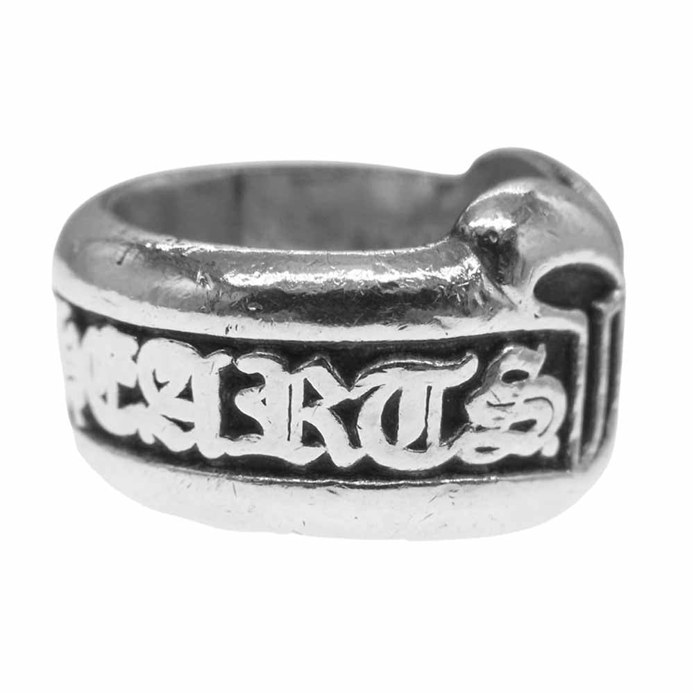 CHROME HEARTS クロムハーツ（原本無） SM SCROLL LABEL スモール スクロール ラベル リング シルバー系 5.5号【中古】