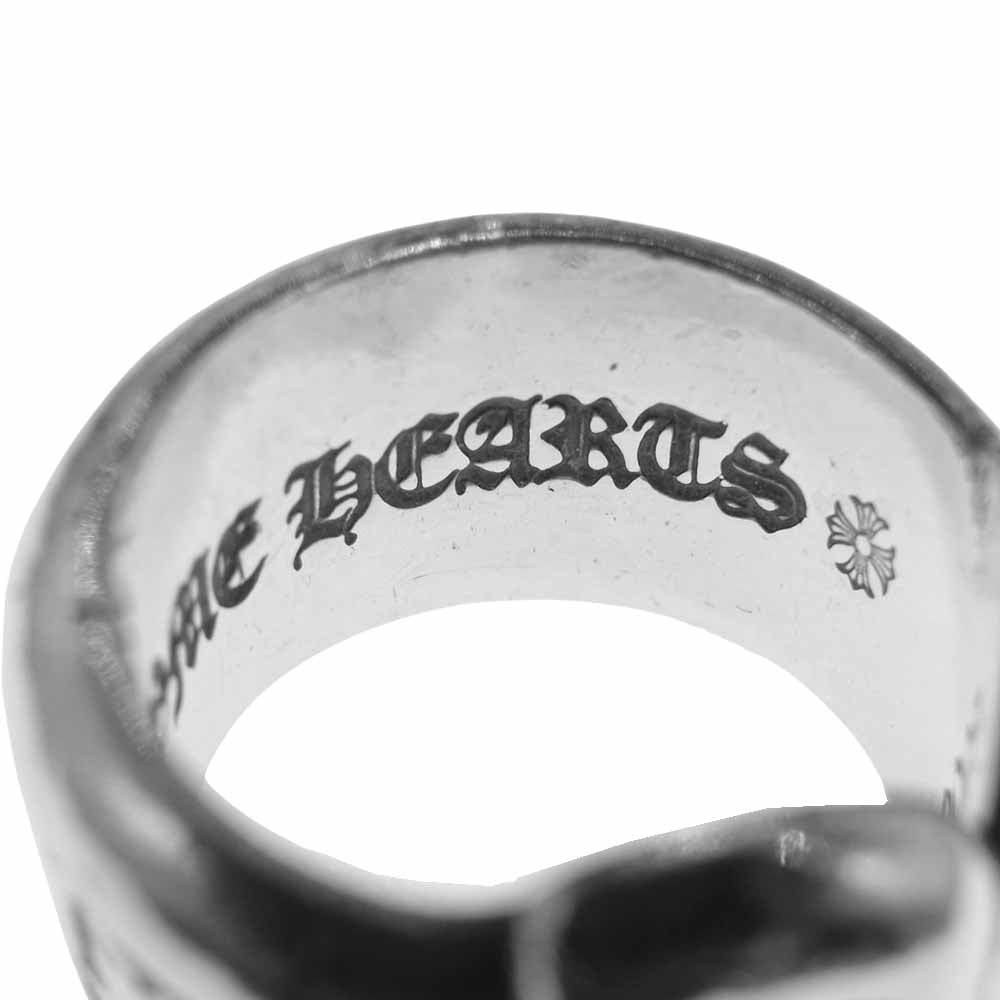 CHROME HEARTS クロムハーツ（原本無） SM SCROLL LABEL スモール スクロール ラベル リング シルバー系 5.5号【中古】