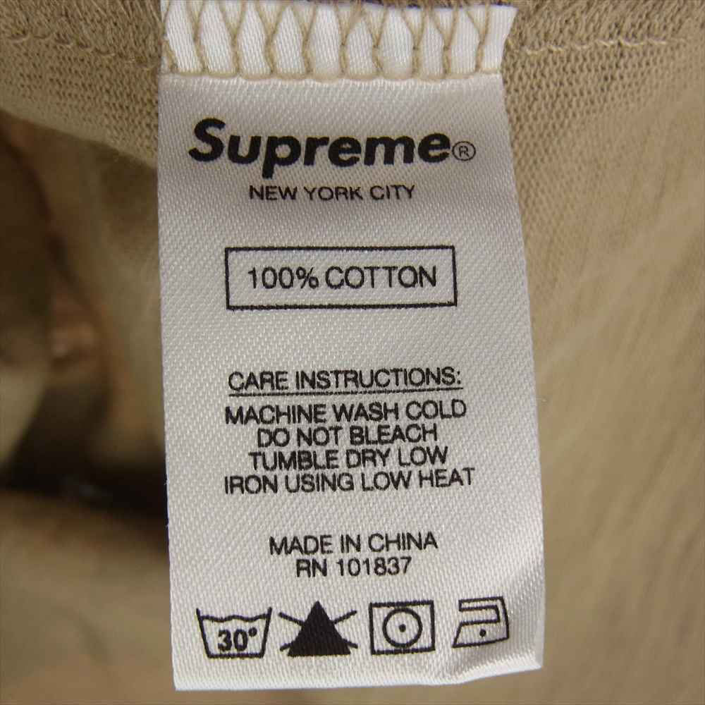 Supreme シュプリーム 19AW Supreme L/S Pocket TEE Tribal Camo ロングスリーブ ポケット Tシャツ カットソー 長袖 トライバルカモ カーキ系 S【中古】
