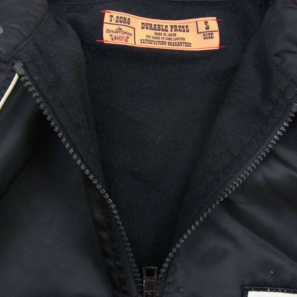 TENDERLOIN テンダーロイン ナイロン ワッペン ジャケット ブラック系 S【中古】