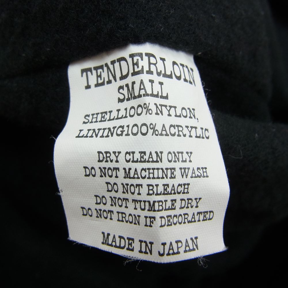 TENDERLOIN テンダーロイン ナイロン ワッペン ジャケット ブラック系 S【中古】