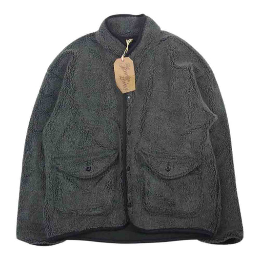 TENDERLOIN テンダーロイン 21AW  FLEECE JKT バック ロゴ フリース ジャケット グレー系 S【中古】