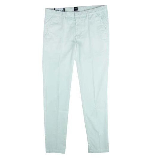 HUGO BOSS ヒューゴボス 50466506 KAITO カイト コットン チノ スラックス ストレッチ スリムフィット パンツ ホワイト系 46【極上美品】【中古】