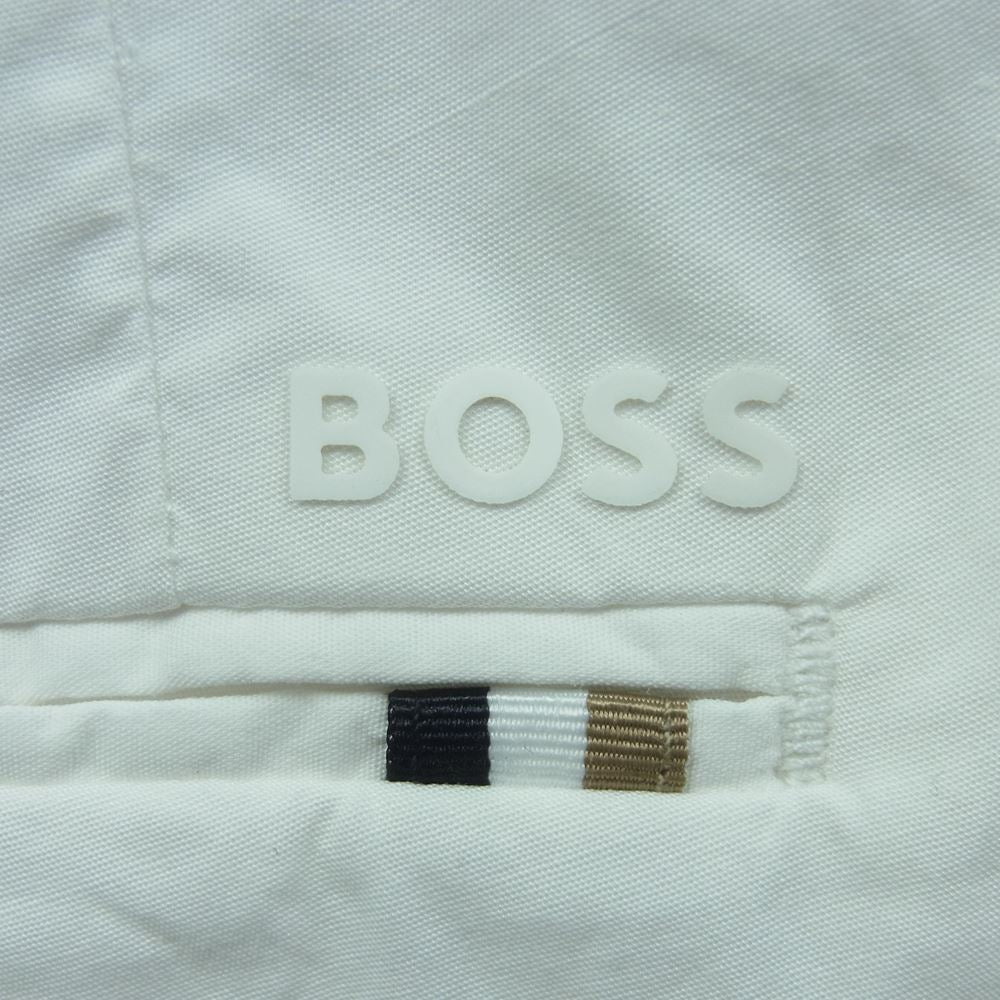 HUGO BOSS ヒューゴボス 50466506 KAITO カイト コットン チノ スラックス ストレッチ スリムフィット パンツ ホワイト系 46【極上美品】【中古】