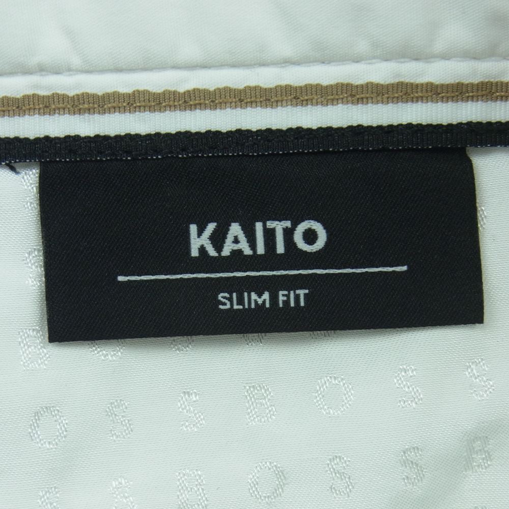 HUGO BOSS ヒューゴボス 50466506 KAITO カイト コットン チノ スラックス ストレッチ スリムフィット パンツ ホワイト系 46【極上美品】【中古】