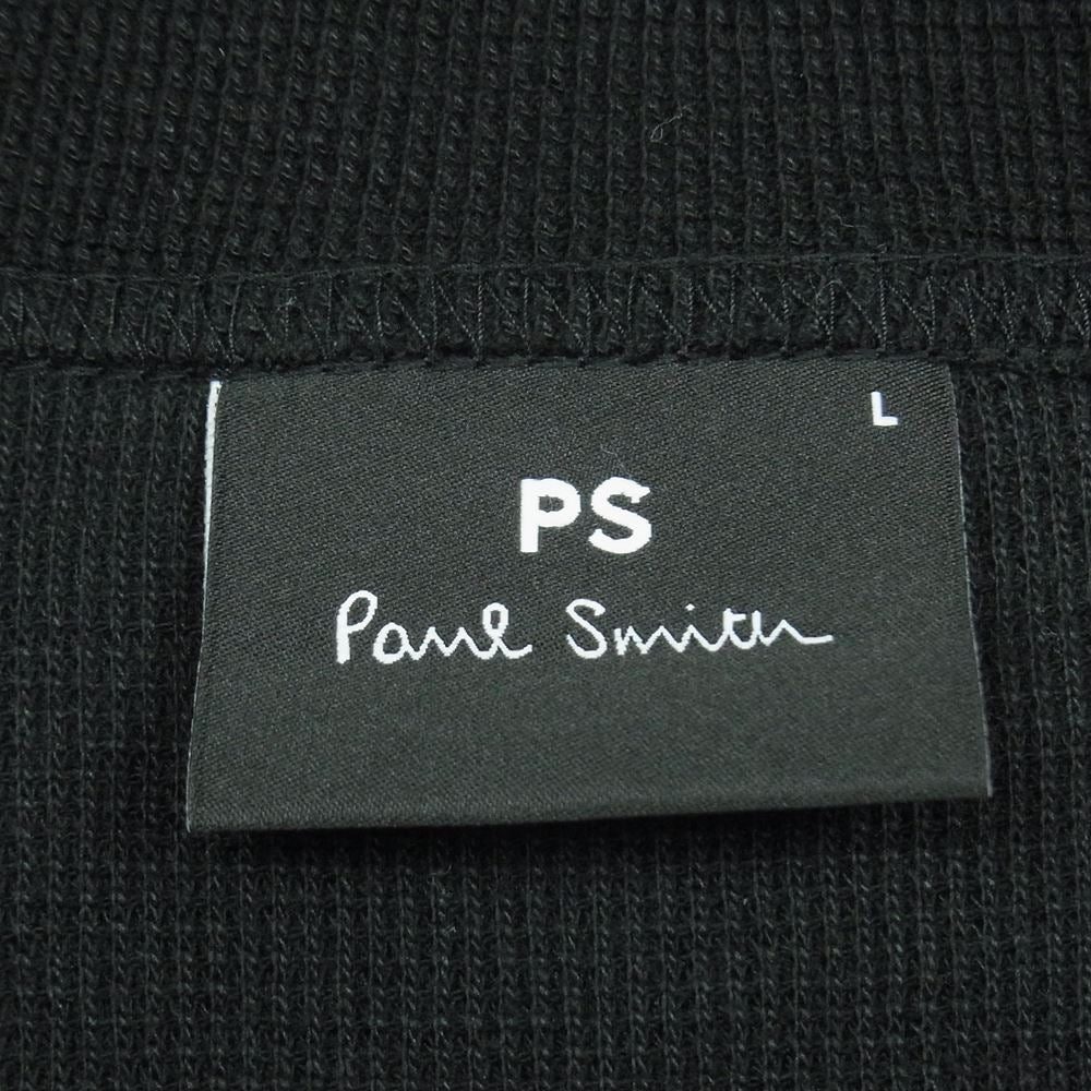 Paul Smith ポール・スミス コットン ニット カーディガン 中国製 ブラック系 L【中古】