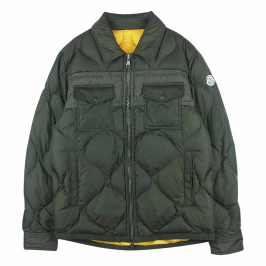 MONCLER モンクレール STEPHAN ステファン ダウン ジャケット ルーマニア製 ダークカーキ系 1【中古】