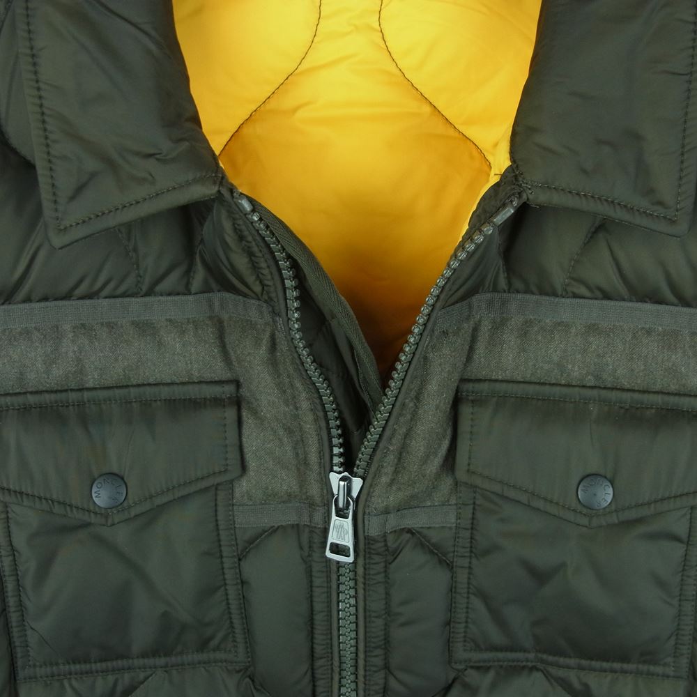 MONCLER モンクレール STEPHAN ステファン ダウン ジャケット ルーマニア製 ダークカーキ系 1【中古】