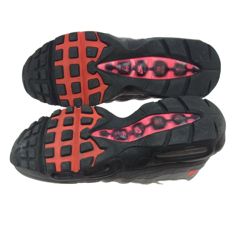 NIKE ナイキ AT2865-100 AIR MAX 95 OG SOLAR RED エアマックス 95 ソーラー レッド グレー系 28.5cm【中古】