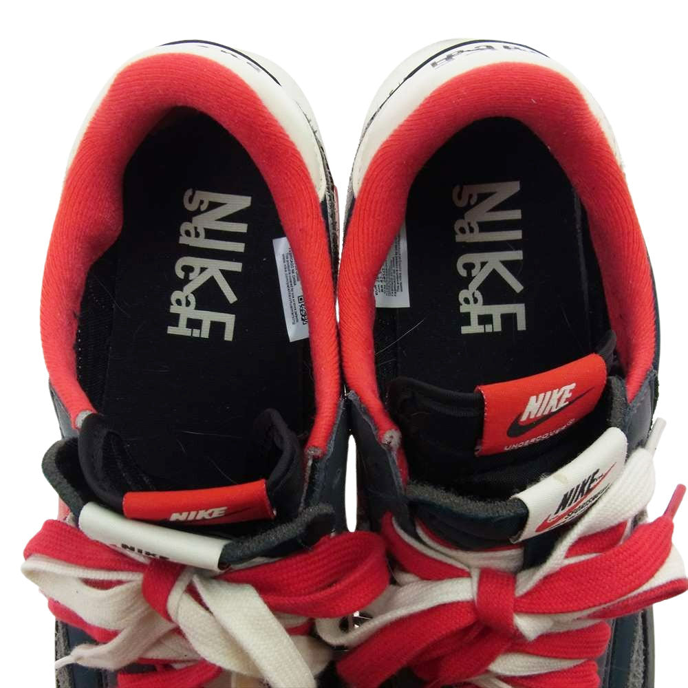 NIKE ナイキ DJ4877-300 × sacai × UNDERCOVER サカイ アンダーカバー LD Waffle LD ワッフル ミッドナイト スプルース Midnight Spruce University Red マルチカラー系 28.5【中古】