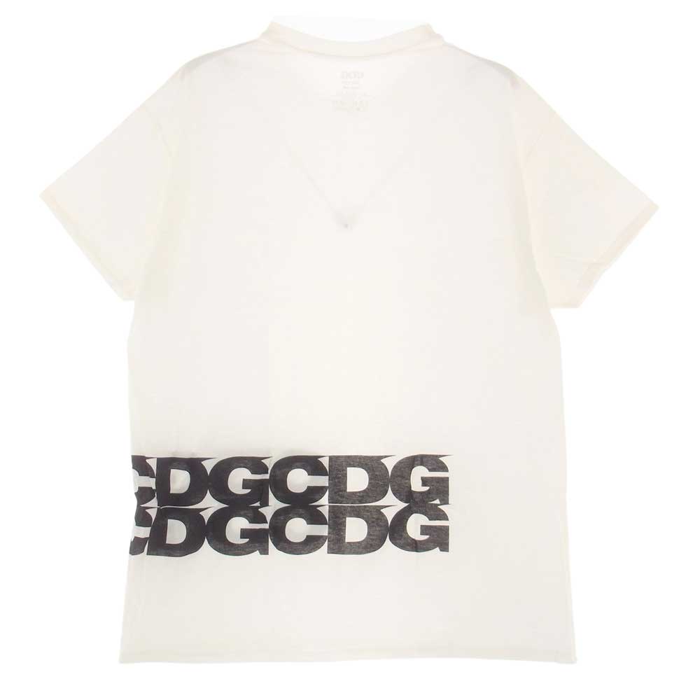 COMME des GARCONS コムデギャルソン x Hanes ヘインズ 3 TAGLESS T-SHIRTS Tシャツ 3枚セット ホワイト系 XL【極上美品】【中古】