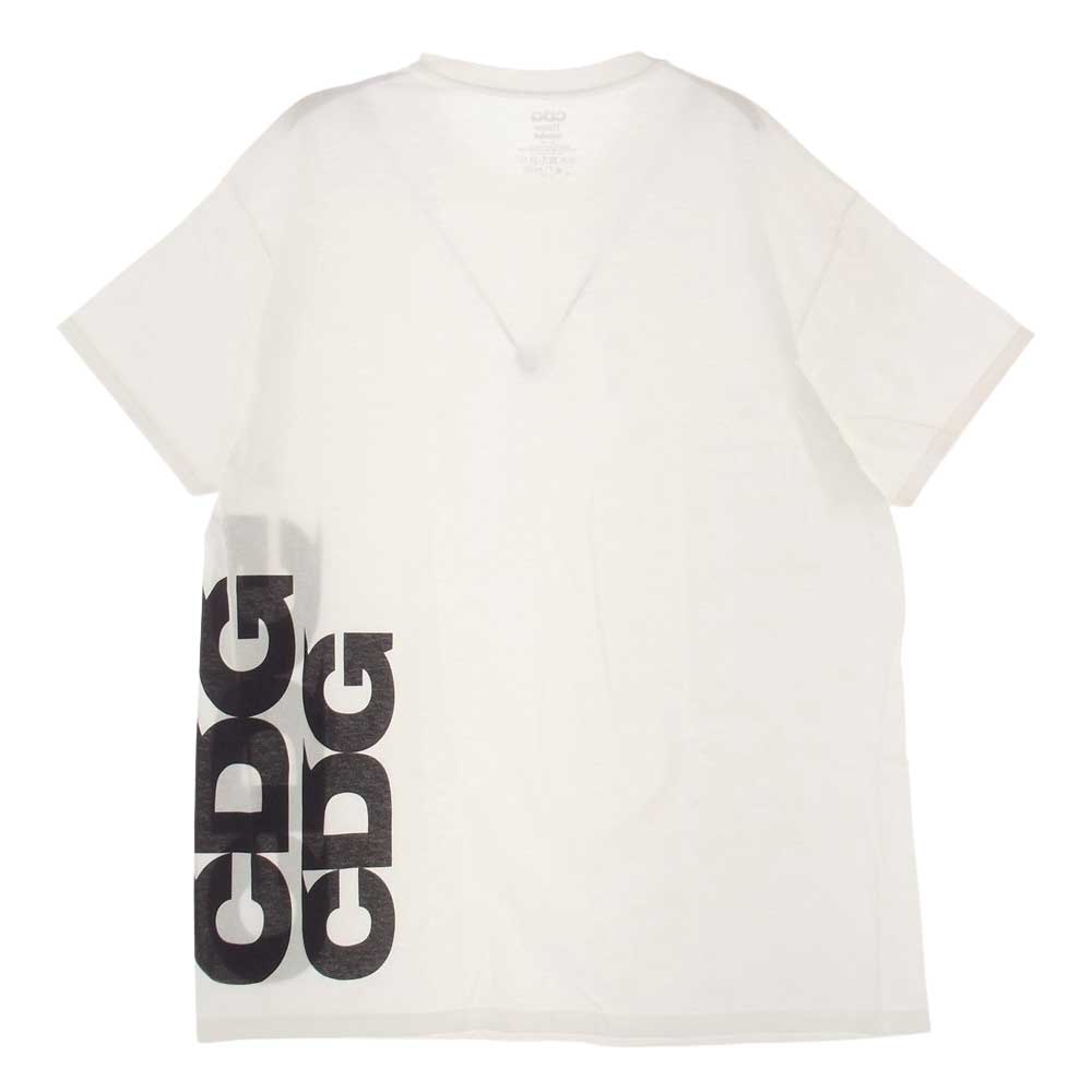 COMME des GARCONS コムデギャルソン x Hanes ヘインズ 3 TAGLESS T-SHIRTS Tシャツ 3枚セット ホワイト系 XL【極上美品】【中古】