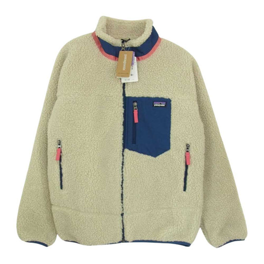patagonia パタゴニア 65625 K’s キッズ Retro-X レトロX フリース ジャケット オフホワイト系 XL【新古品】【未使用】【中古】