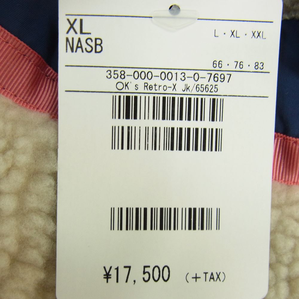 patagonia パタゴニア 65625 K’s キッズ Retro-X レトロX フリース ジャケット オフホワイト系 XL【新古品】【未使用】【中古】