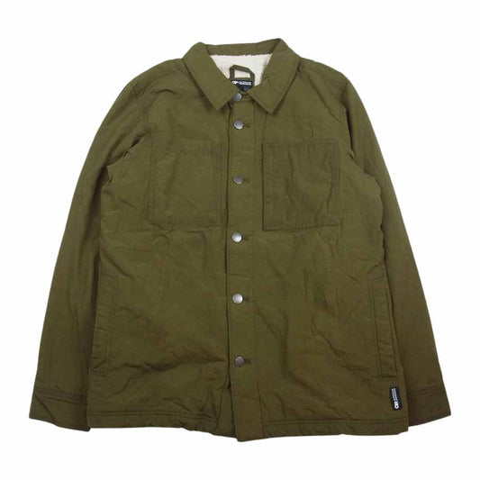 アウトドアリサーチ LINED CHORE JACKET ラインドチョアジャケット ボアジャケット カーキ系 M【中古】
