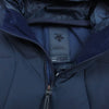 DESCENTE デサント ALLTERAIN 水沢ダウン Shuttle シャトル ダウンジャケット ダウンパーカー フーディ ブラック系 ブルー系 S【中古】