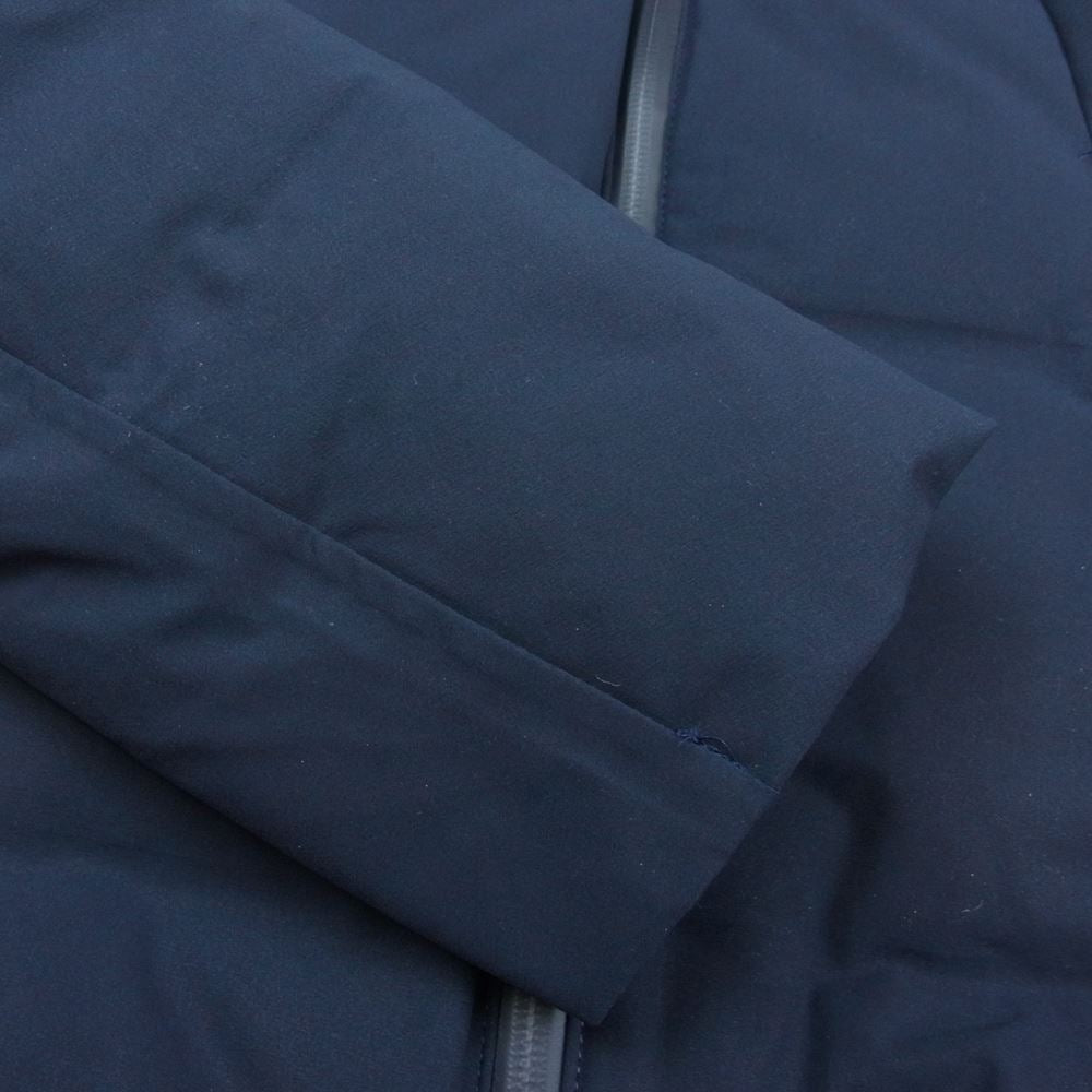 DESCENTE デサント ALLTERAIN 水沢ダウン Shuttle シャトル ダウンジャケット ダウンパーカー フーディ ブラック系 ブルー系 S【中古】