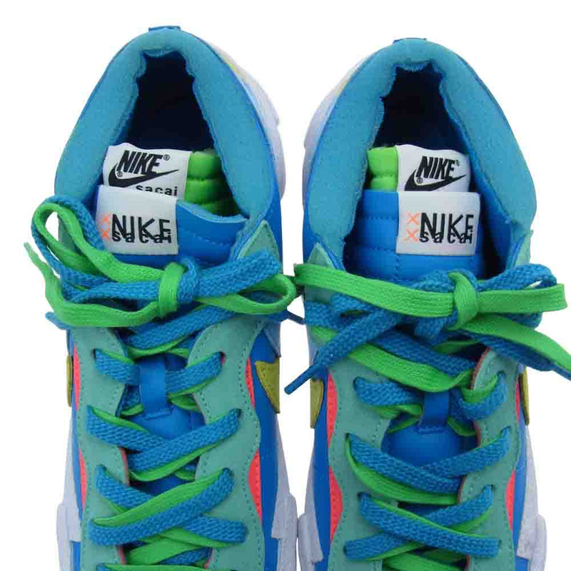 KAWS × sacai × Nike Blazer Low Blue 28cm