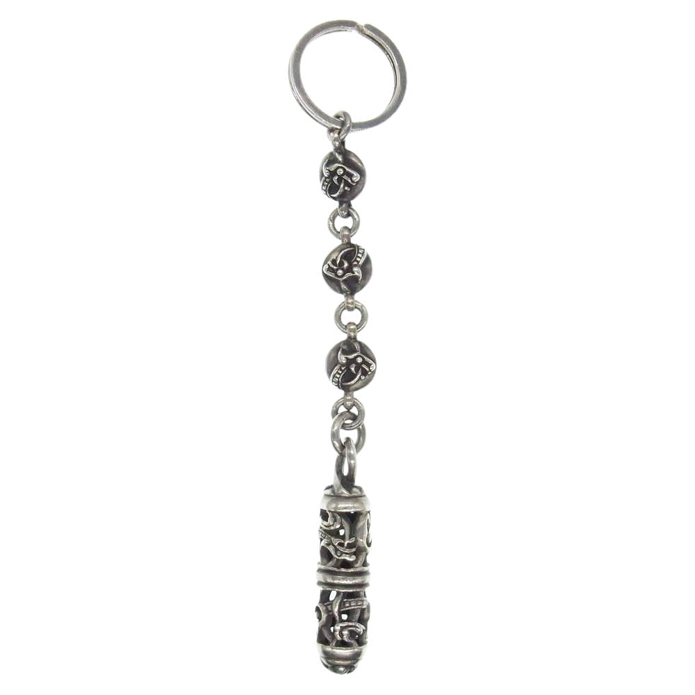 CHROME HEARTS クロムハーツ（原本無） CELTIC ROLLER ケルティックボール ローラー キーリング シルバー系【中古】