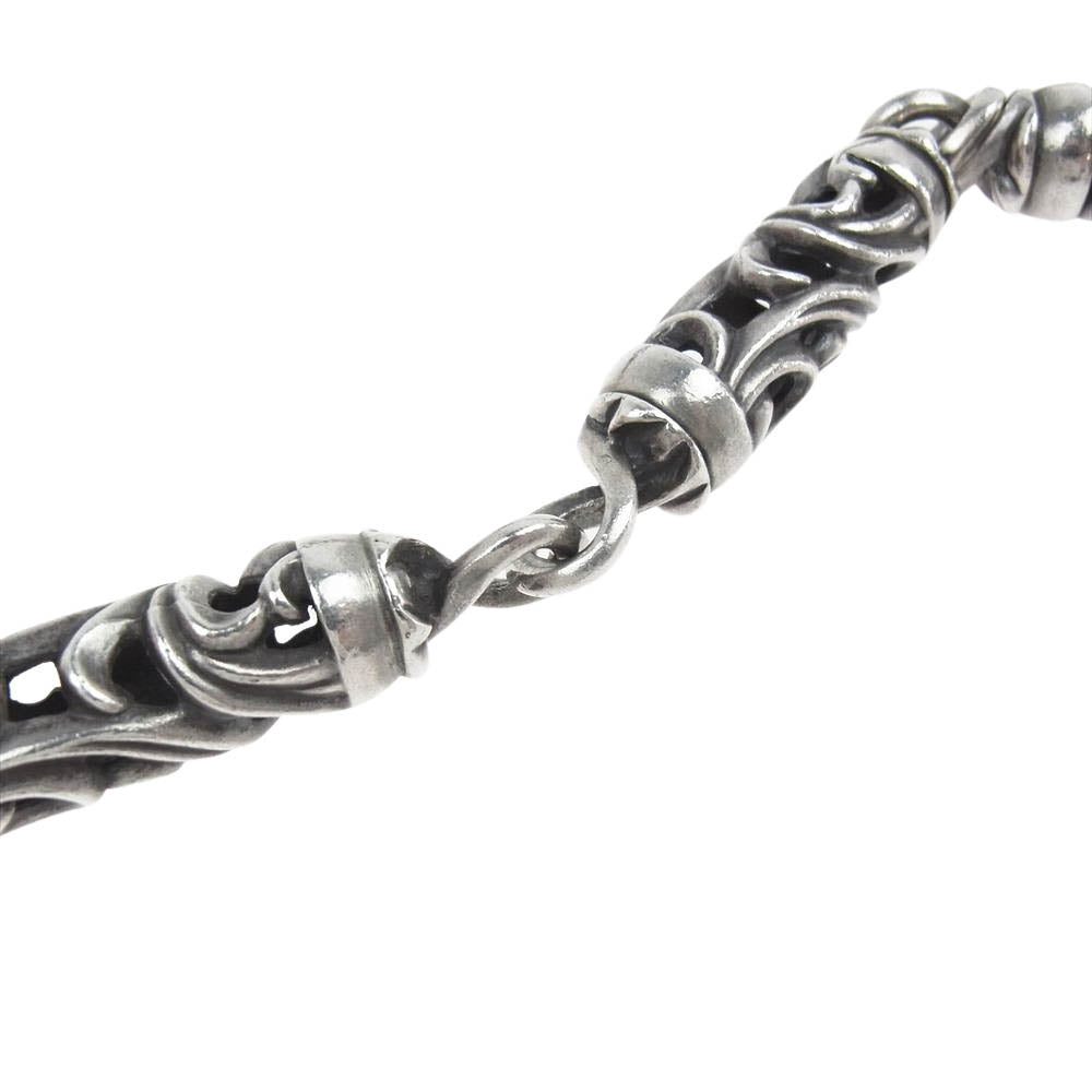 CHROME HEARTS クロムハーツ（原本無） 9LINK ROLLER LONG-T 2クリップ ロングローラー ウォレットチェーン シルバー系【中古】