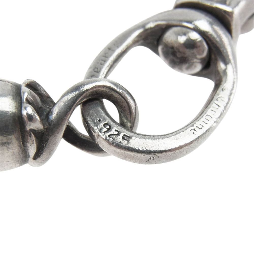 CHROME HEARTS クロムハーツ（原本無） 9LINK ROLLER LONG-T 2クリップ ロングローラー ウォレットチェーン シルバー系【中古】
