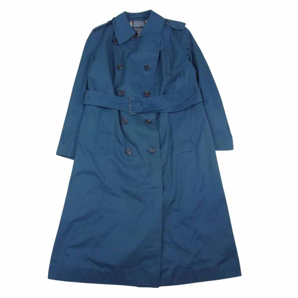 BURBERRY バーバリー burberrys バーバリーズ 英国製 裏地チェック トレンチコート ネイビー ネイビー系【中古】