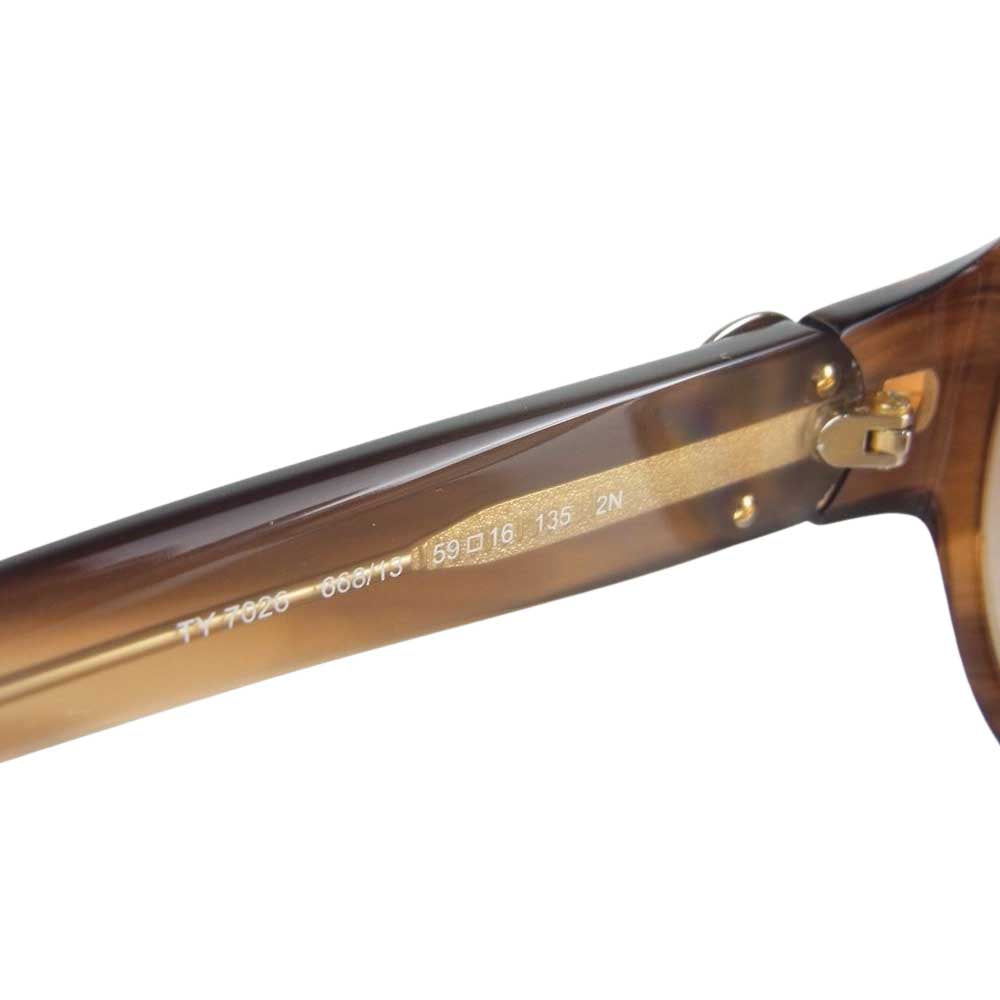 Tory Burch トリーバーチ TY7026 Sunglasses サングラス ブラウン系 59□16 135【中古】