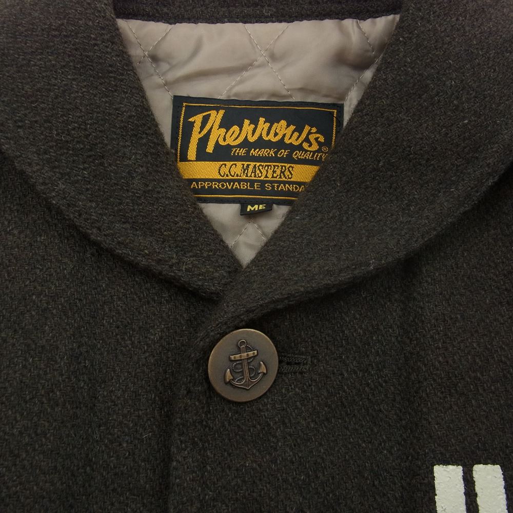 Pherrow's フェローズ U.S.N. ショールカラー ジャケット カーキ系 ME【中古】