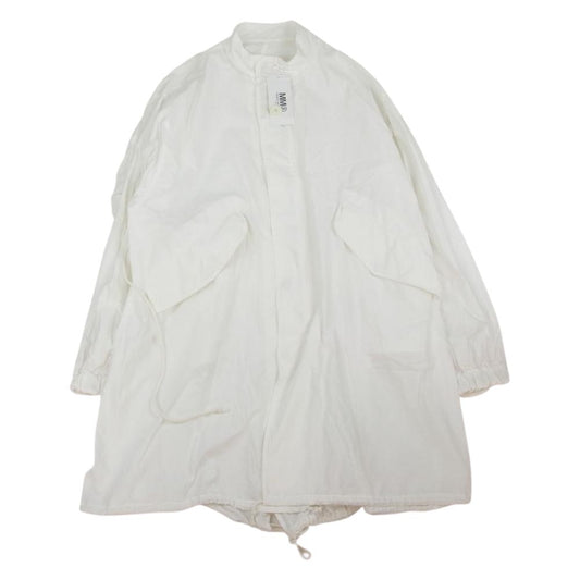 MAISON MARGIELA メゾンマルジェラ MM6 S32AM0303 S49819 オーバーサイズ army モッズコート ホワイト系 38【中古】