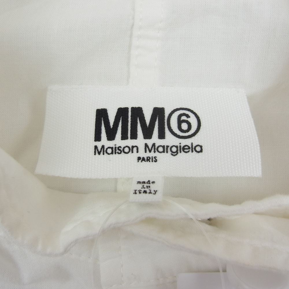 MAISON MARGIELA メゾンマルジェラ MM6 S32AM0303 S49819 オーバーサイズ army モッズコート ホワイト系  38【中古】