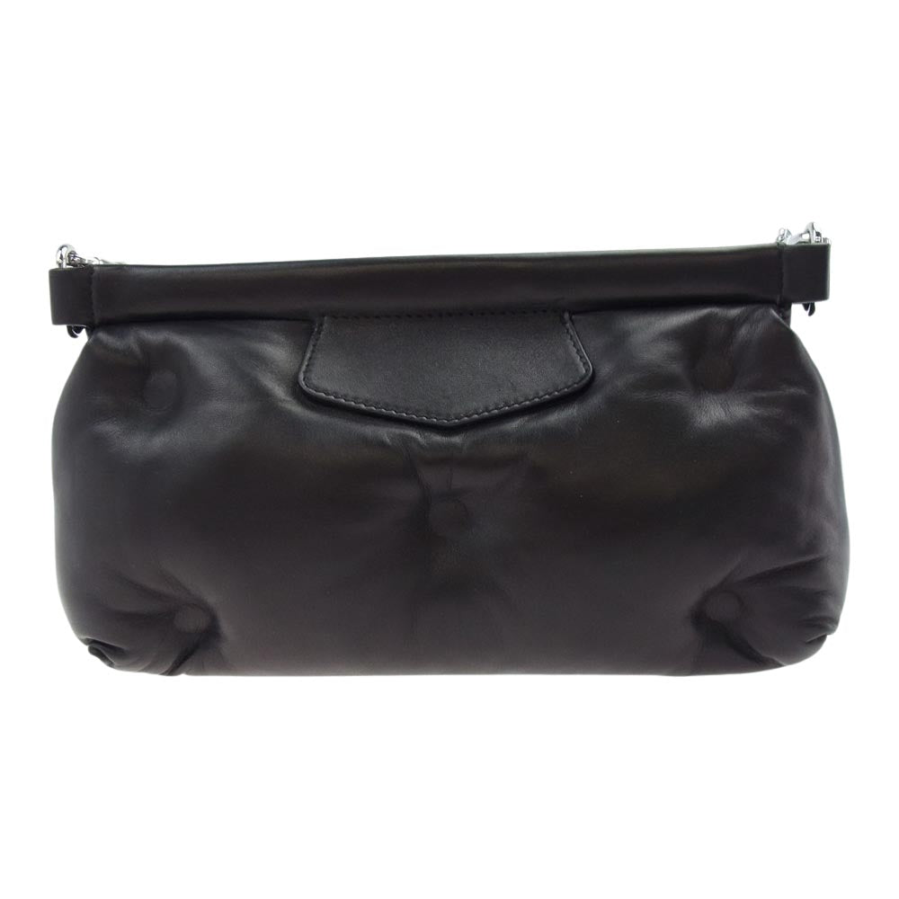MAISON MARGIELA メゾンマルジェラ S56WF0160 P4300 Glam Slam グラムスラム 2WAY クラッチ チェーンショルダー バムバッグ ブラック系【美品】【中古】