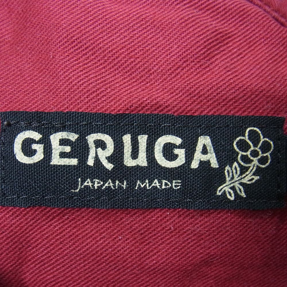 ゲルガ ネルシャツ ウール混 ネル レッド系 3【中古】