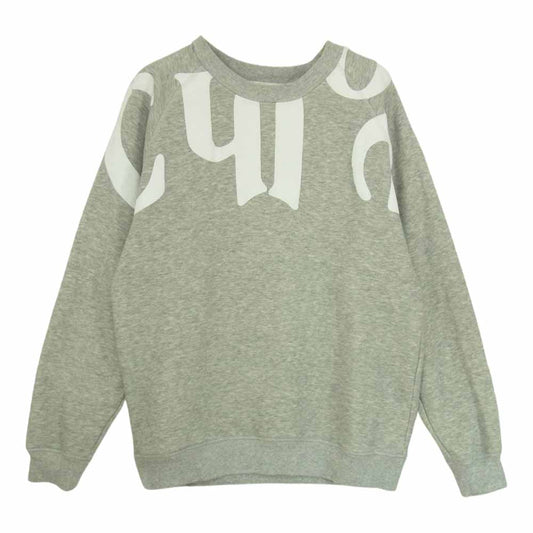 Chloe クロエ 18SJH81-18S184 Logo printed cotton jersey sweatshirt ロゴ プリント コットン スウェット グレー系 XS【中古】