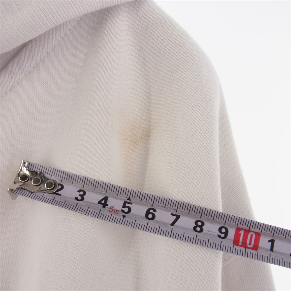 OFF-WHITE オフホワイト × UNDERCOVER アンダーカバー 19AW SKELETON RVRS ZIP HOODIE リバーシブル ジップ パーカー ホワイト系 L【中古】