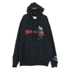 OFF-WHITE オフホワイト × UNDERCOVER アンダーカバー 19AW SKELETON REVERSE HOODIE リバーシブル パーカー ブラック系 L【中古】