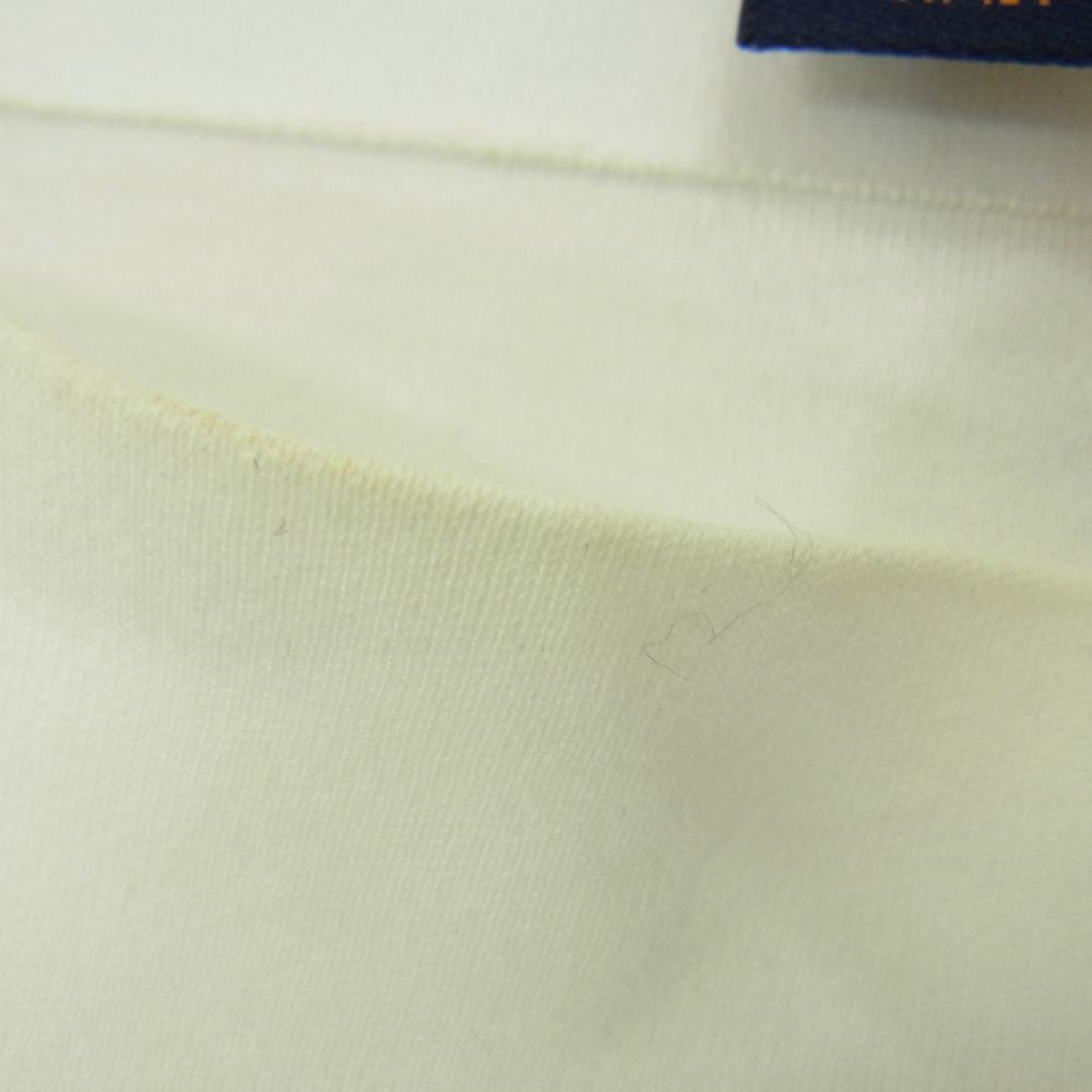 LOUIS VUITTON ルイ・ヴィトン 19SS FGDB300TF　 Printed Tshirt With Gel Patch ジェルパッチ プリント Tシャツ長袖 カットソー ホワイト系 M【中古】