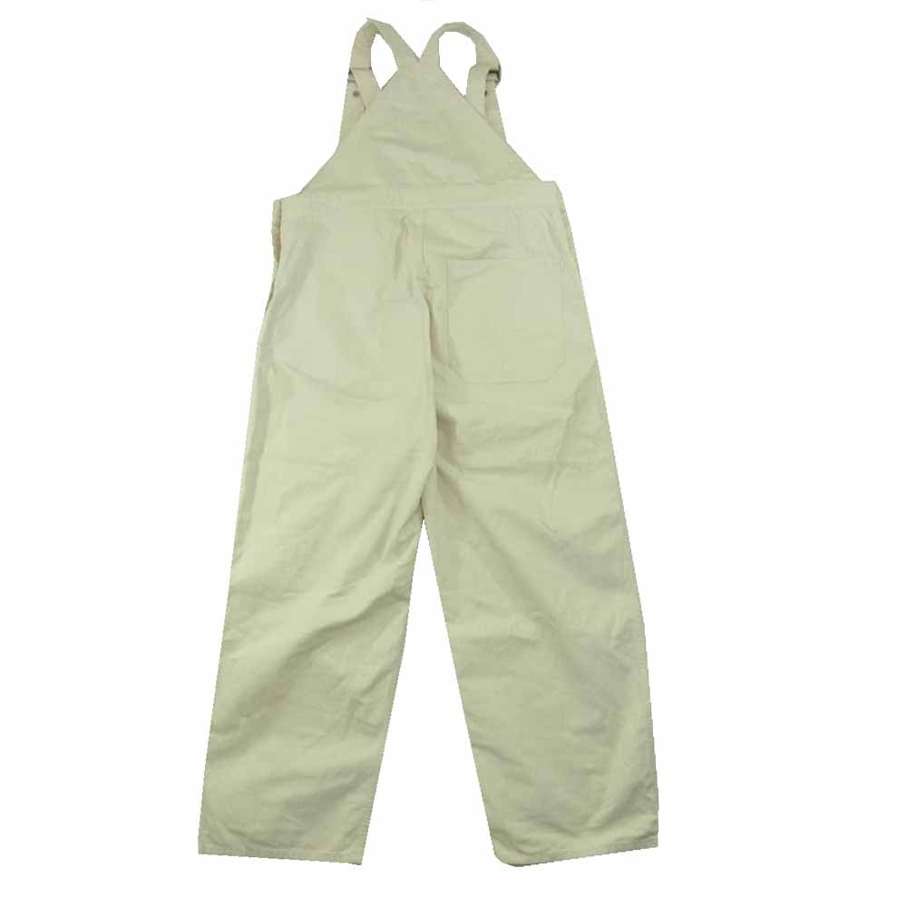 シンゾーン 21AMSPA03 BIG OVERALL ヘリンボーン ビッグ オーバーオール オフホワイト系 34【中古】