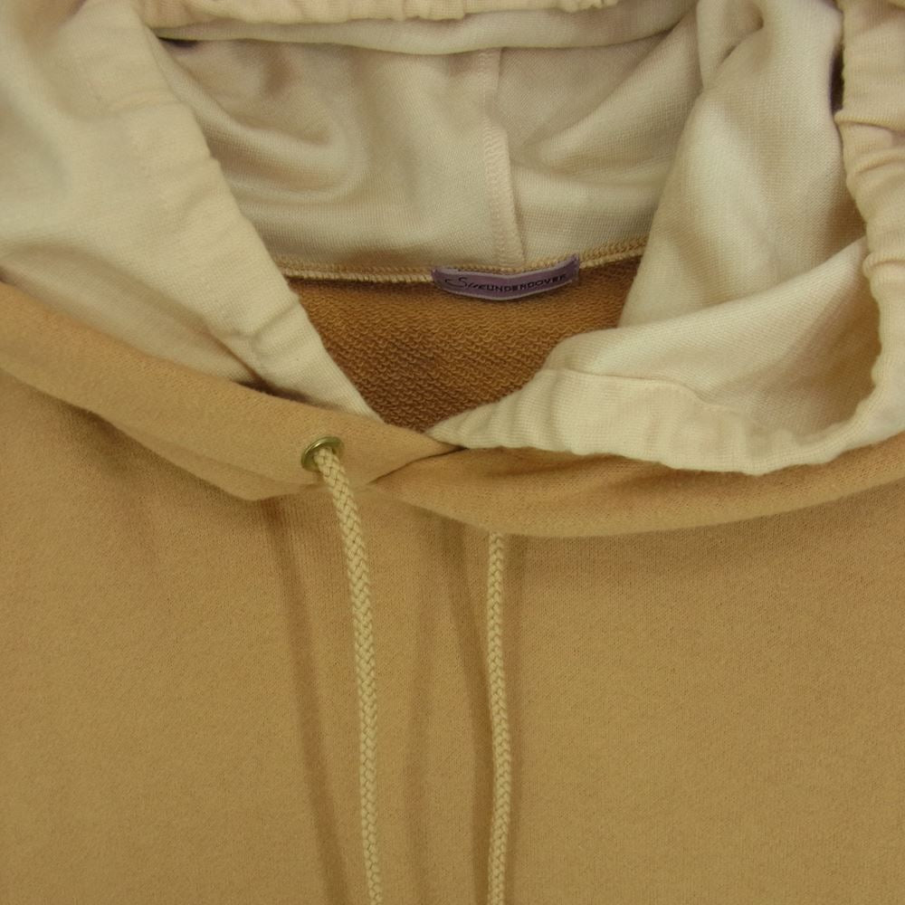 UNDERCOVER アンダーカバー SU2A1806 Sue UNDERCOVER スーアンダーカバー Double Hood Side Ribbon Big Hoodie ダブルフード サイドリボン フーディ プルオーバー パーカー ベージュ系 2【中古】