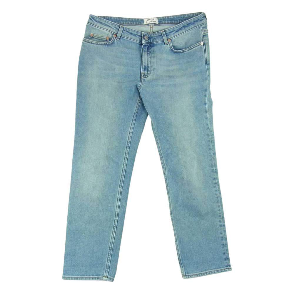 ACNE STUDIOS アクネストゥディオズ 30X156-105 ROW CLEAN LT VTG ヴィンテージ加工 ストレッチ テーパード デニム インディゴブルー系 28/32【中古】