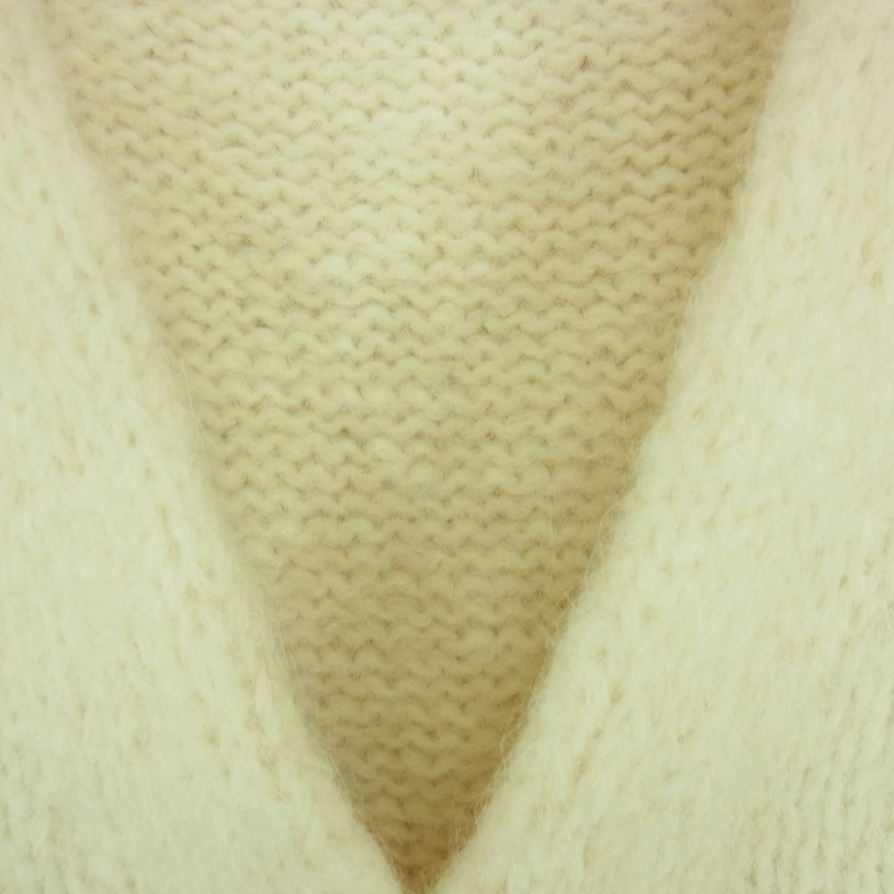 ACNE STUDIOS アクネストゥディオズ アルパカウール ボタンレス ニット カーディガン オフホワイト系 XS【中古】