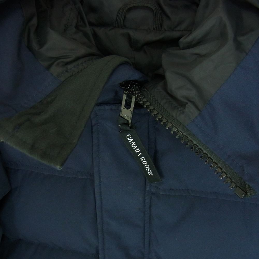 CANADA GOOSE カナダグース 3804MA 国内正規品 サザビーリーグ MacMillan Parka Fusion Fit マクミラン パーカ ダウン ジャケット ネイビー系 XS【中古】