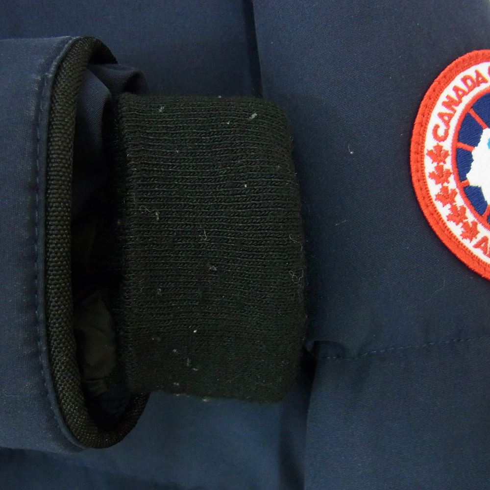 CANADA GOOSE カナダグース 3804MA 国内正規品 サザビーリーグ MacMillan Parka Fusion Fit マクミラン パーカ ダウン ジャケット ネイビー系 XS【中古】