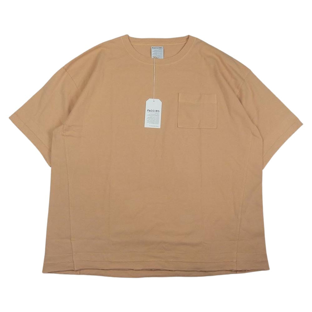 ファチーズ 21SS FCS21SC005 LIGHT BASIC TEE ライトベーシック クルーネック 半袖 Tシャツ オレンジ系 2【中古】