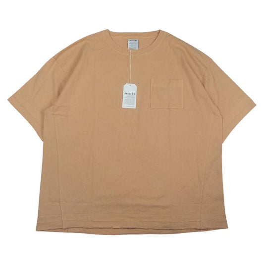 ファチーズ 21SS FCS21SC005 LIGHT BASIC TEE ライトベーシック クルーネック 半袖 Tシャツ オレンジ系 2【中古】