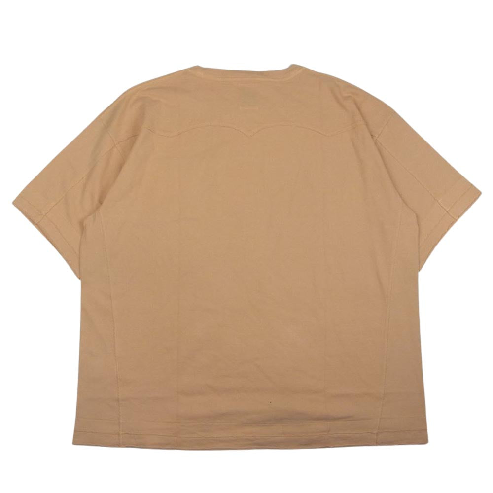 ファチーズ 21SS FCS21SC005 LIGHT BASIC TEE ライトベーシック クルーネック 半袖 Tシャツ オレンジ系 2【中古】