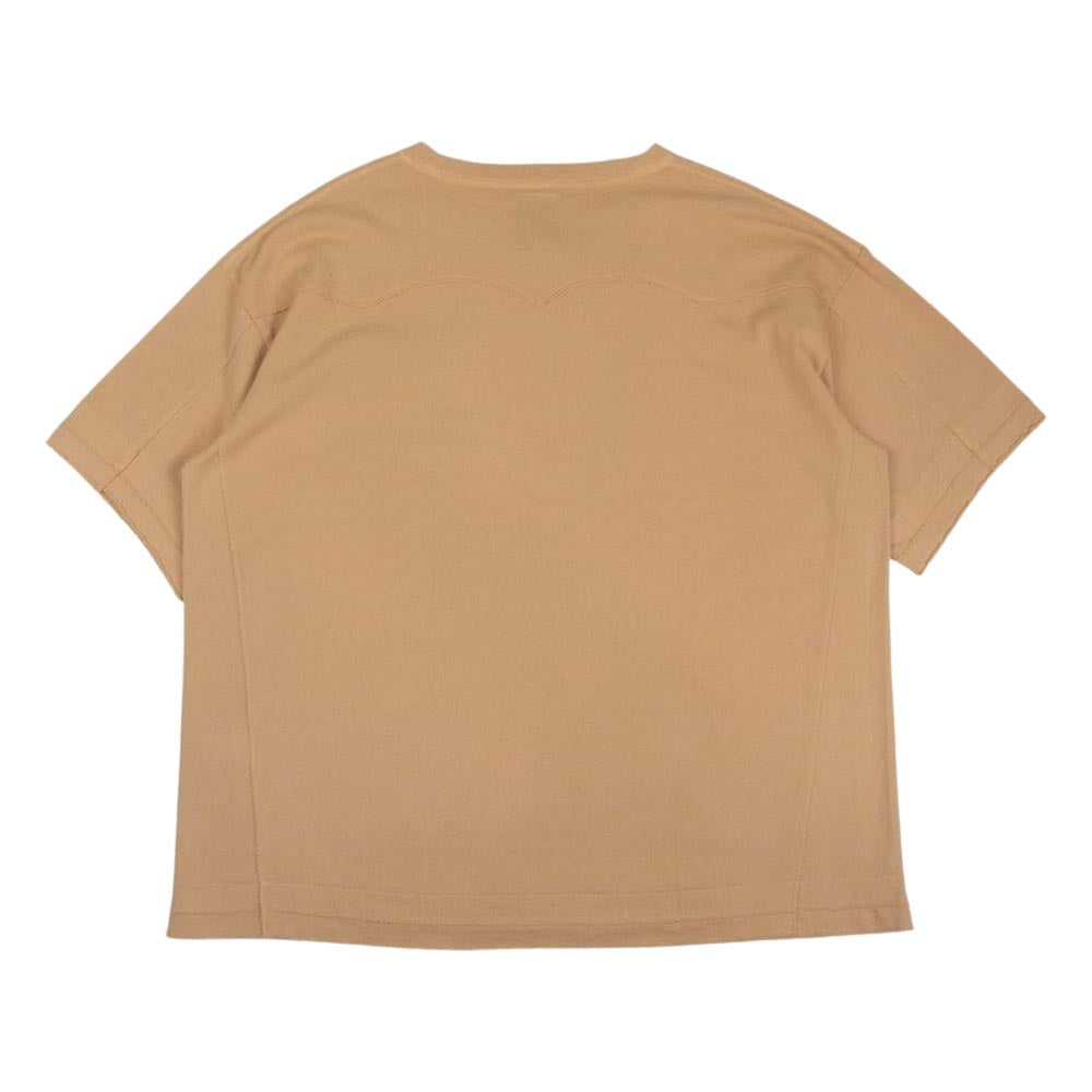 ファチーズ 21SS FCS21SC005 LIGHT BASIC TEE ライトベーシック クルーネック 半袖 Tシャツ イエロー系 オレンジ系 1【中古】