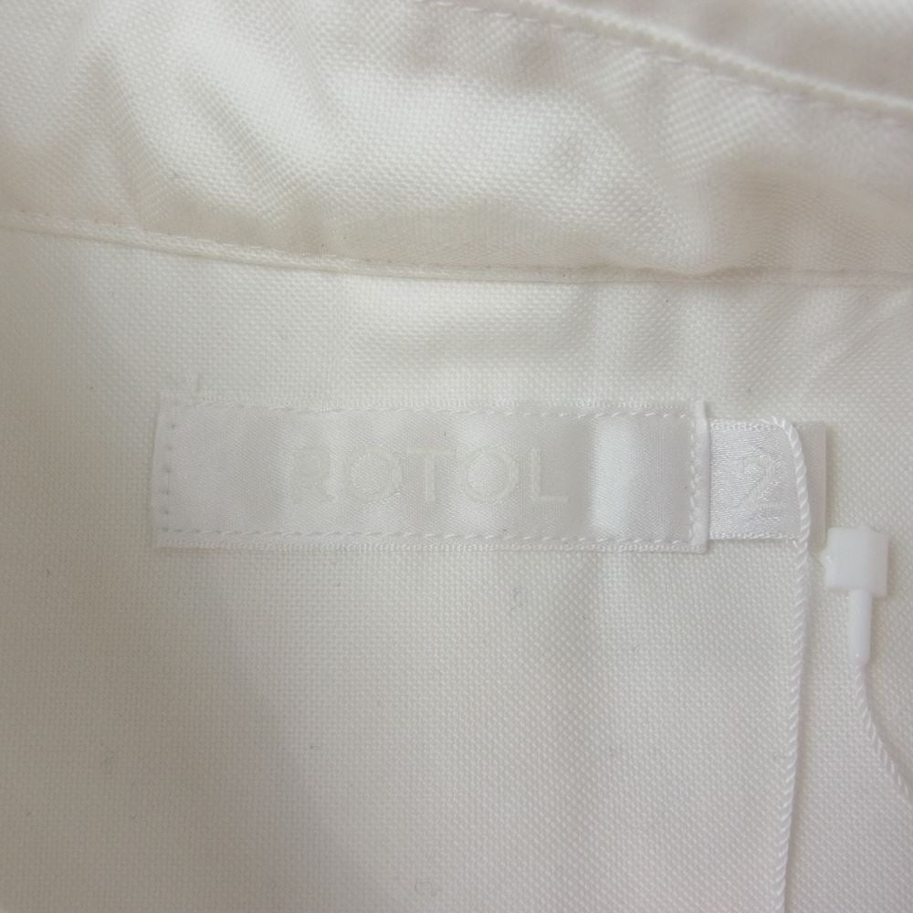 ロトル R11EM180 BASIC H/S SHIRT OX オックスフォード ベーシック 半袖 シャツ ホワイト系 2【中古】